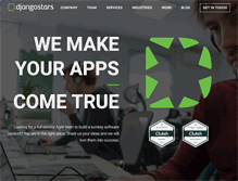 Tablet Screenshot of djangostars.com